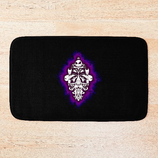 Jack Skellington Haunted Mansion Wallpaper Bath Mats