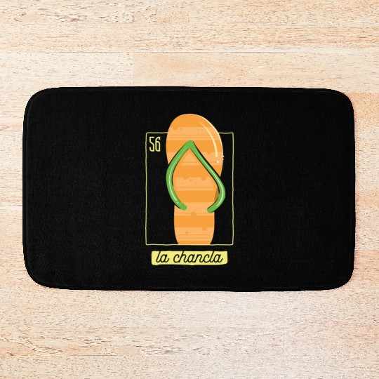 Loteria Cards Mexican Lottery Bingo La Chancla Bath Mats