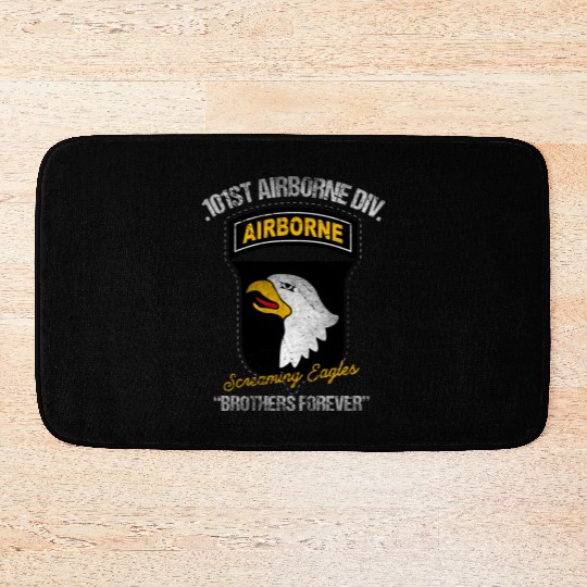 101st Airborne Division US Army Veteran Bath Mats
