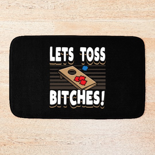 Cornhole player, Cornhole lover, Game Sport Gift Bath Mats