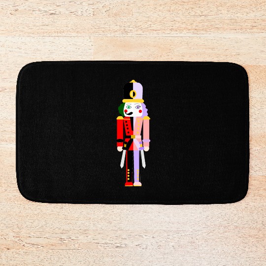 CARNIVAL CHRISTMAS: THE TWO SIDED NUTCRACKER Bath Mats