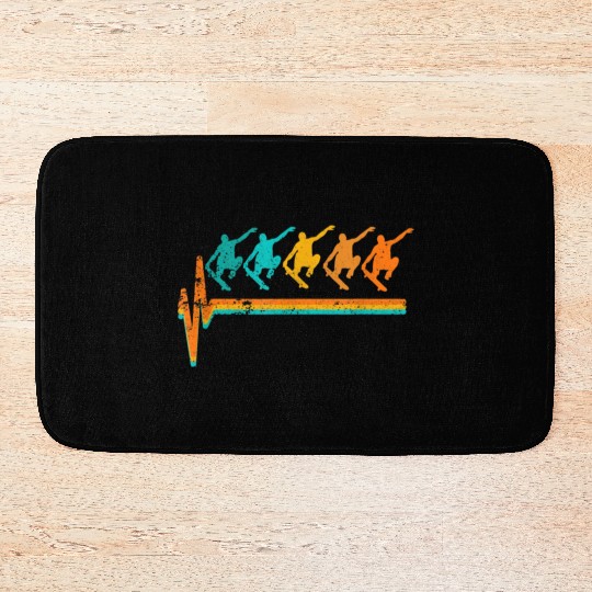 Skateboard Design For Skater lover Bath Mats