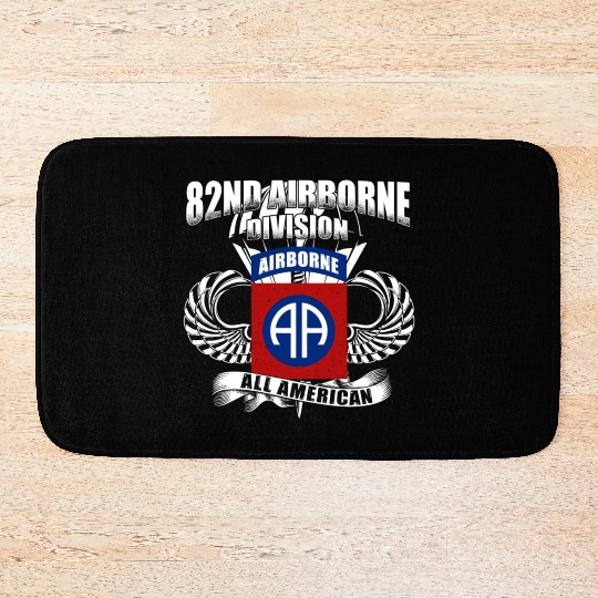 82nd Airborne Division US Army Bath Mats