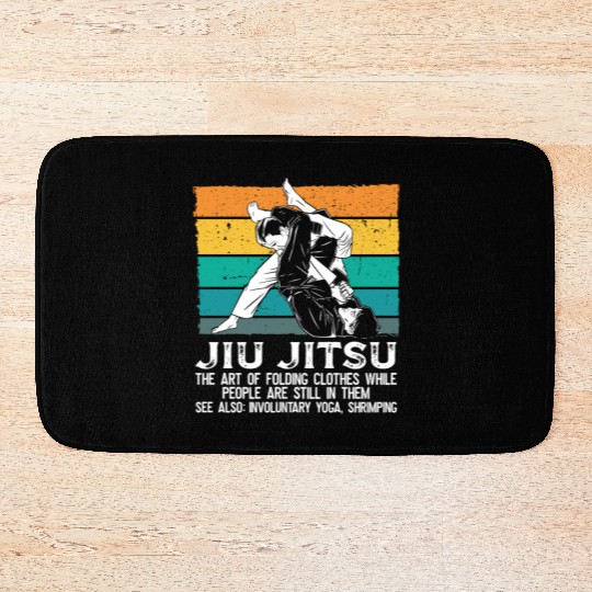 Grappling Brazilian JiuJitsu BJJ Gifts Bath Mats
