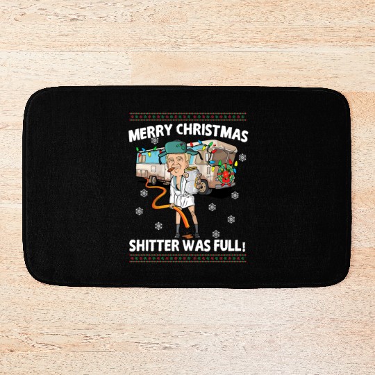 Donald Trump Cousin Eddie Christmas Bath Mats Shitte