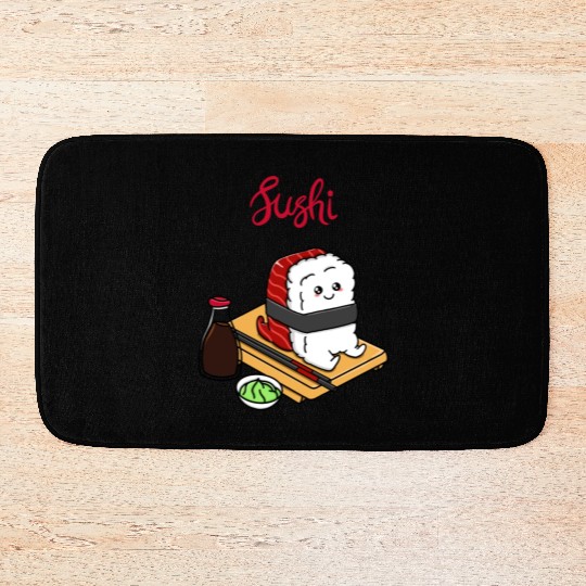 Happy Tuna Sushi Bath Mats