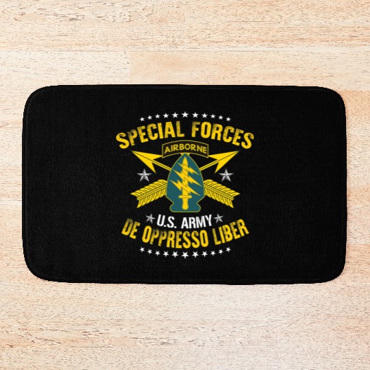 US Army Special Forces De Oppresso Liber Bath Mats