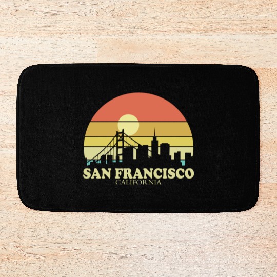 San Francisco Sunset Bath Mats