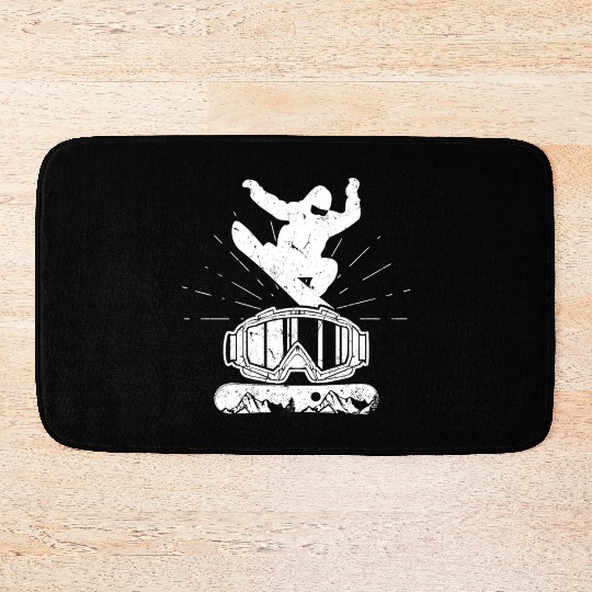 Winter sports Snowboarding Freestyle Snowboarders Bath Mats