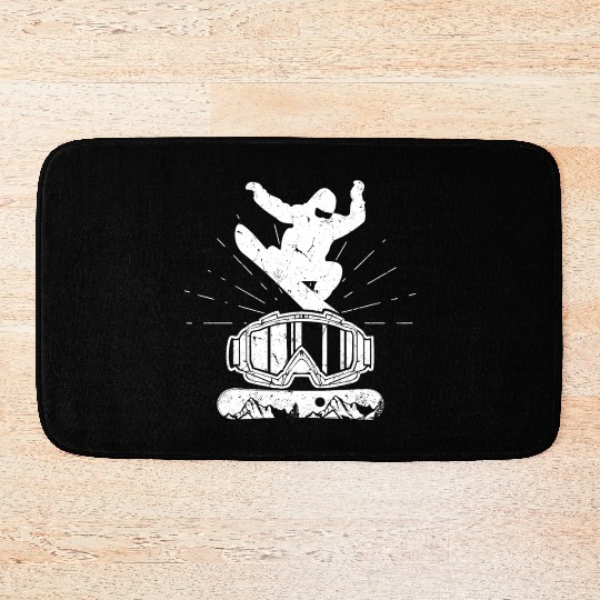 Winter sports Snowboarding Freestyle Snowboarders Bath Mats