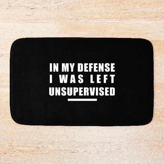 In my defense, I was left unsupervised Bath Mats
