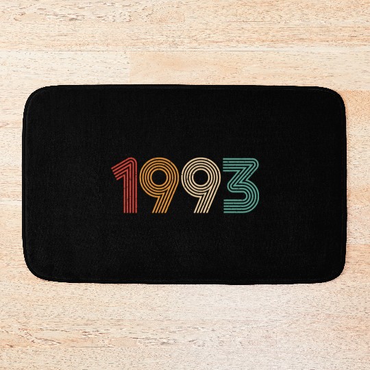 Vintage 1993, Birthday Gift Bath Mats