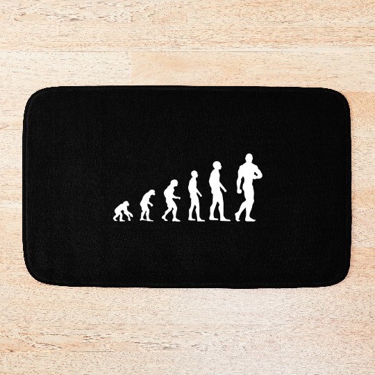 Bodybuilder Workout Sport Fitness Evolution Gift Bath Mats