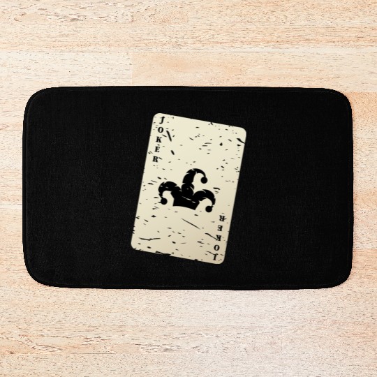 Joker card Bath Mats