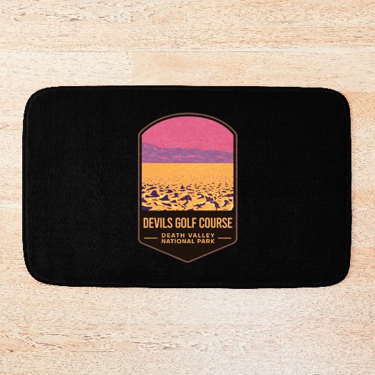 Devils Golf Course Death Valley National Park Bath Mats