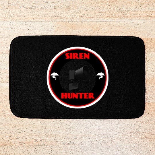 Tornado Siren Hunter Bath Mats