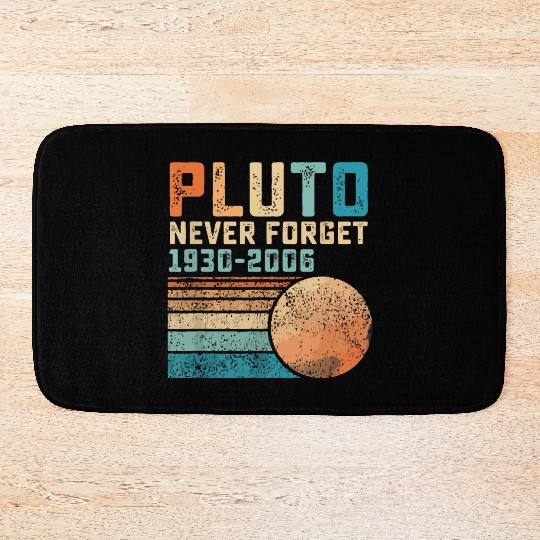 Pluto Never Forget Bath Mats