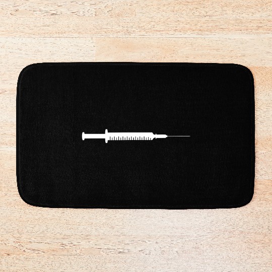 Syringe White, Doctor Bath Mats