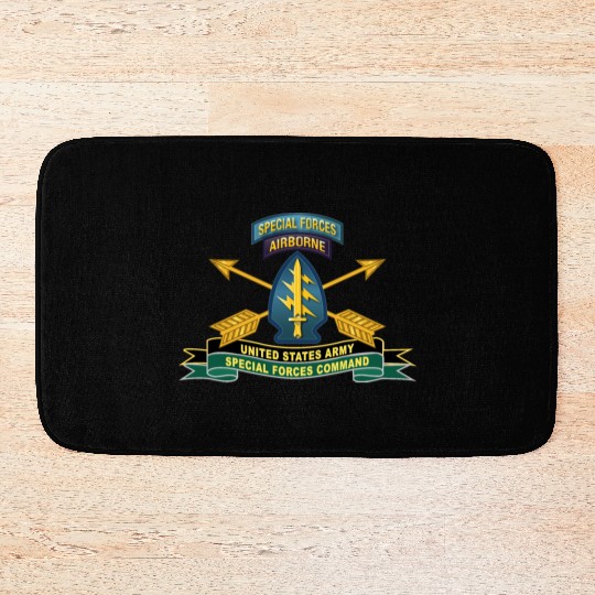 Army US Army Special Forces Command SSI Bath Mats