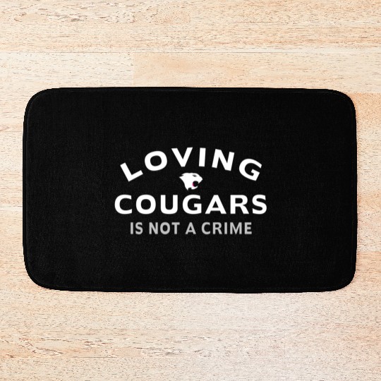 Loving Cougars Bath Mats