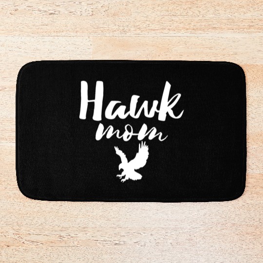 Hawk Mom Bath Mats