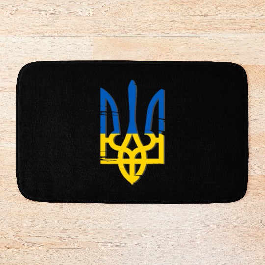 Ukraine Symbol Bath Mats