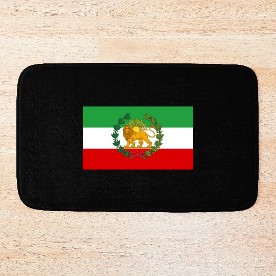 Flag of Iran Lion and Sun Bath Mats