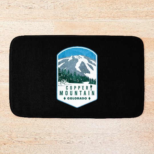 Copper Mountain Colorado Ski Bath Mats