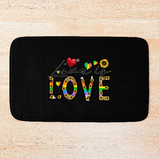 Love is Love Bath Mats