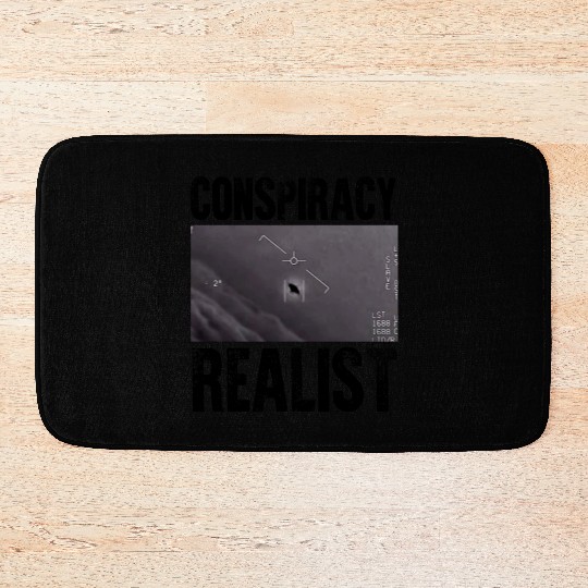 Conspiracy Realist I Want To Believe Believer Bath Mats