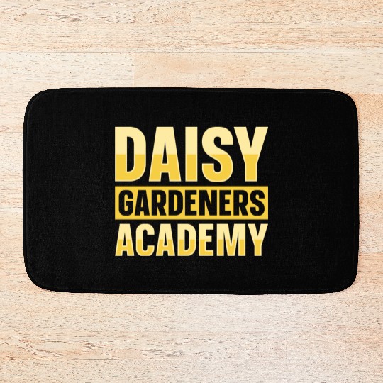 Daisy Garden Gardening Gardener Bath Mats