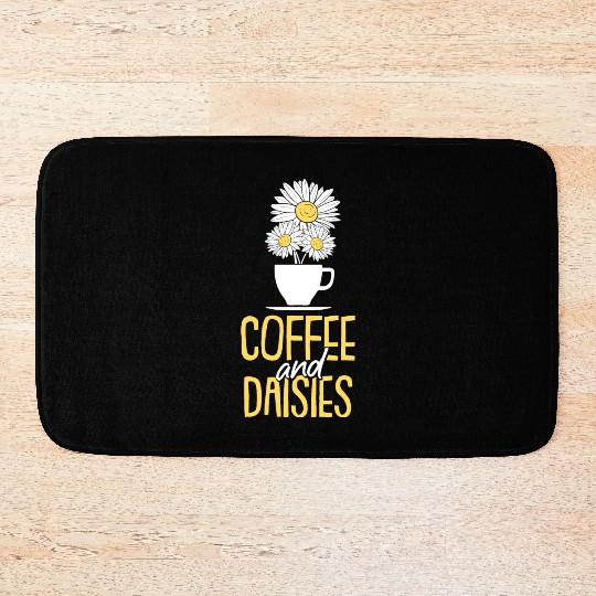 Daisy Garden Gardening Gardener Bath Mats