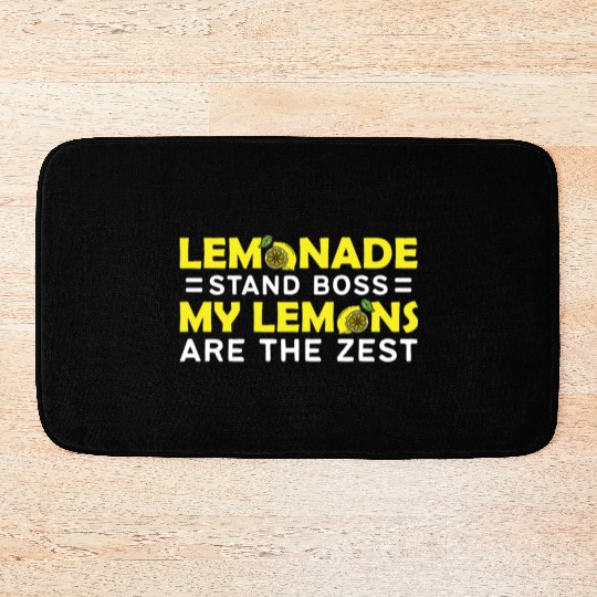 My Lemons Are The Zest Lemon Juice Boss Lemonade Bath Mats