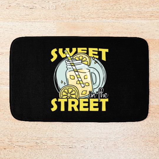 Sweet In The Street Lemon Juice Boss Lemonade Bath Mats