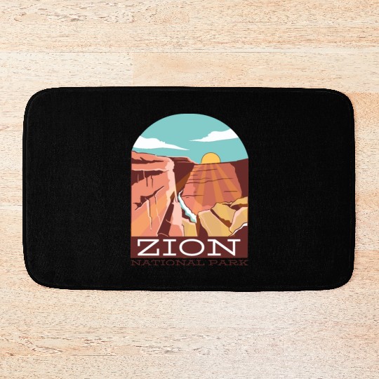 Zion National Park Zion National Park gift inspira Bath Mats