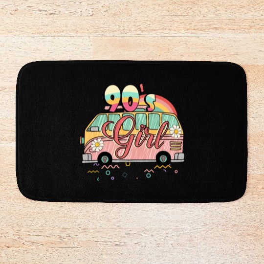 90 s girl sublimation Bath Mats
