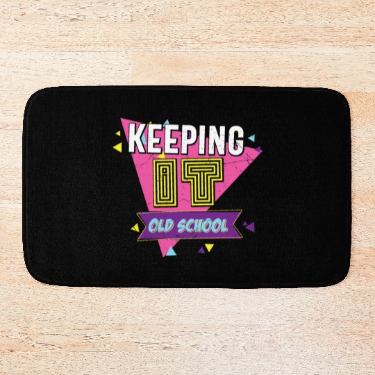 Keeping It Old School Retro Bath Mats