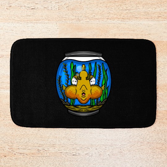 Aquarium Gift Aquarist Fish Keeping Lover Bath Mats