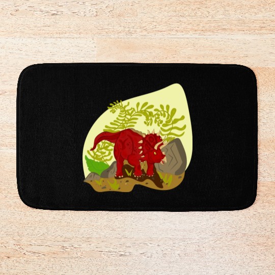 Triceratops horridus Bath Mats