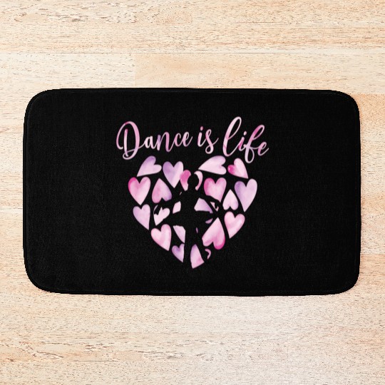 Ballet Dance Life Ballerina Ballet Dancer Gifts Bath Mats