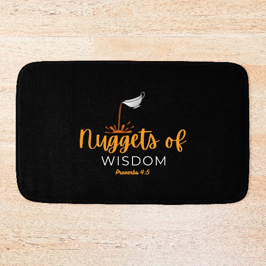 Nuggets of Wisdom Bath Mats