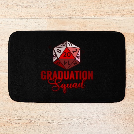 Graduation Squad College Friends School Grad T-Shi Bath Mats