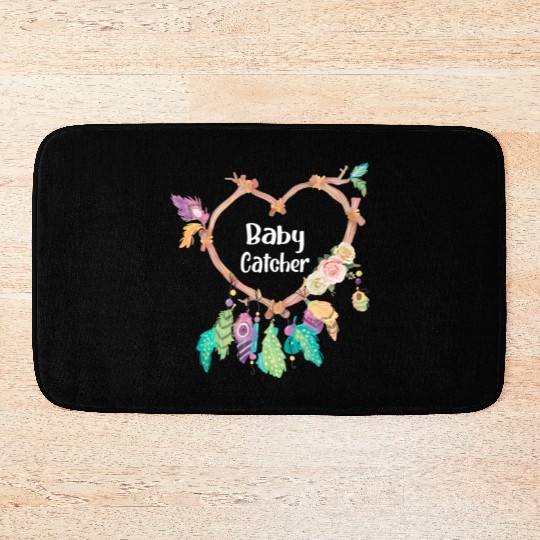 Baby Catcher Midwife Dreamcatcher Doula Bath Mats