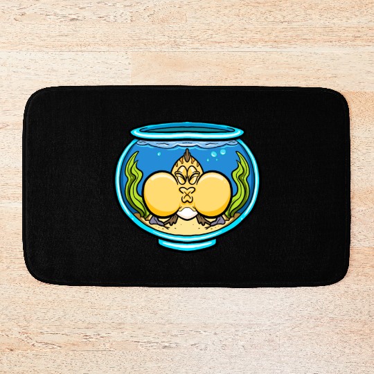 Aquarium Gift Aquarist Fish Keeping Lover Bath Mats