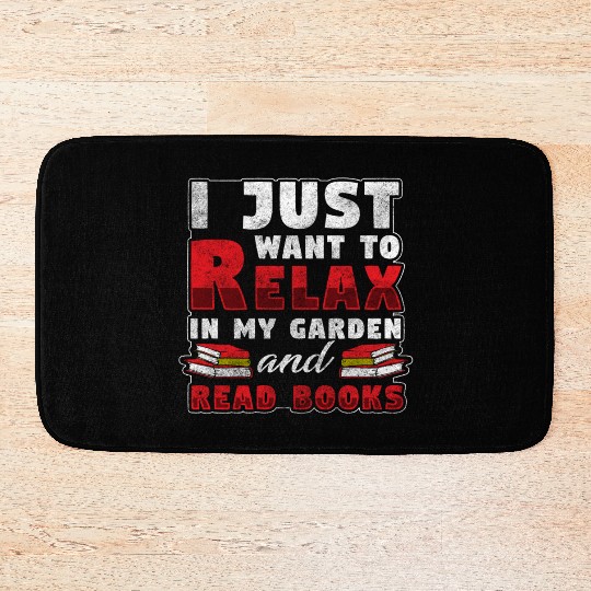 Books Book Lover Literature Back To School Bath Mats