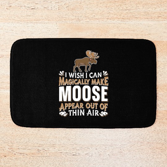 Moose Elk Hunting Bath Mats