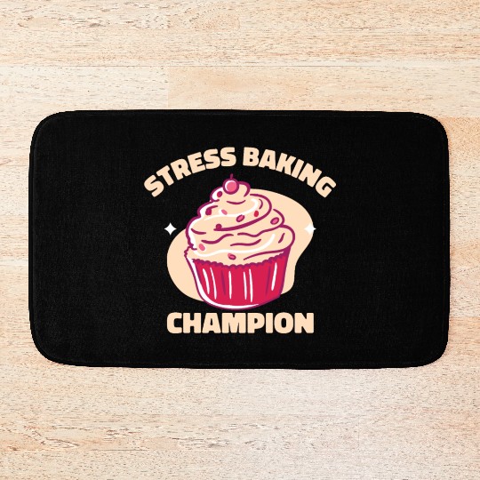 Pastry Chef Baking Champion Baked Goods Pastries Bath Mats