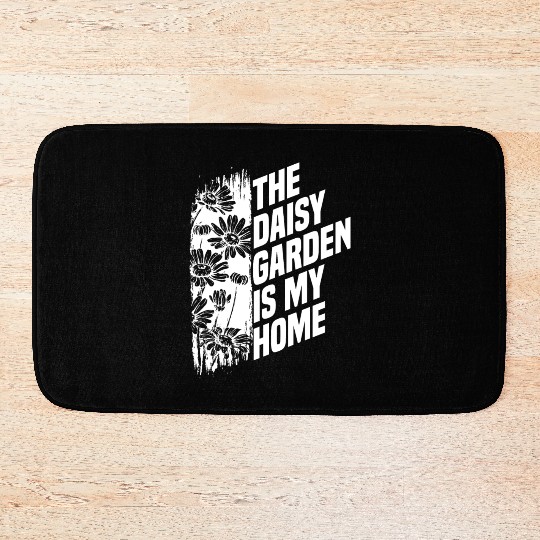 Daisy Garden Gardening Gardener Bath Mats