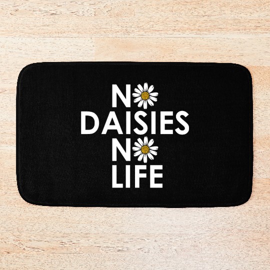 Daisy Garden Gardening Gardener Bath Mats