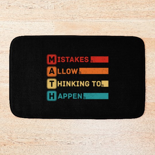 Best Math Art Calculus Algebra Math Geek Lover Fun Bath Mats